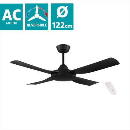 Eglo - Ventilateur de plafond 52W/230V + télécommande