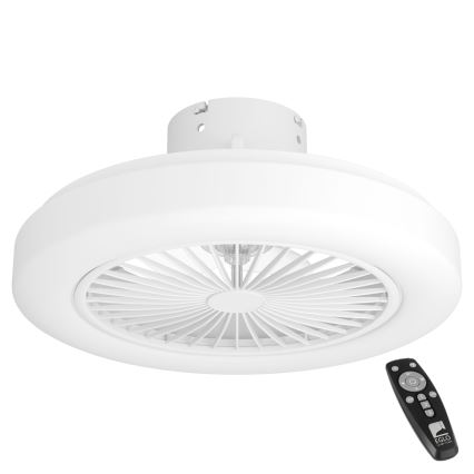 Eglo - Ventilateur de plafond LED à intensité variable LED/25,5W/230V blanc 2700-6500K + télécommande