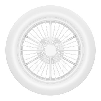 Eglo - Ventilateur de plafond LED à intensité variable LED/25,5W/230V blanc 2700-6500K + télécommande