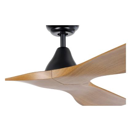 Eglo - Ventilateur de plafond Ø 132 cm marron + télécommande