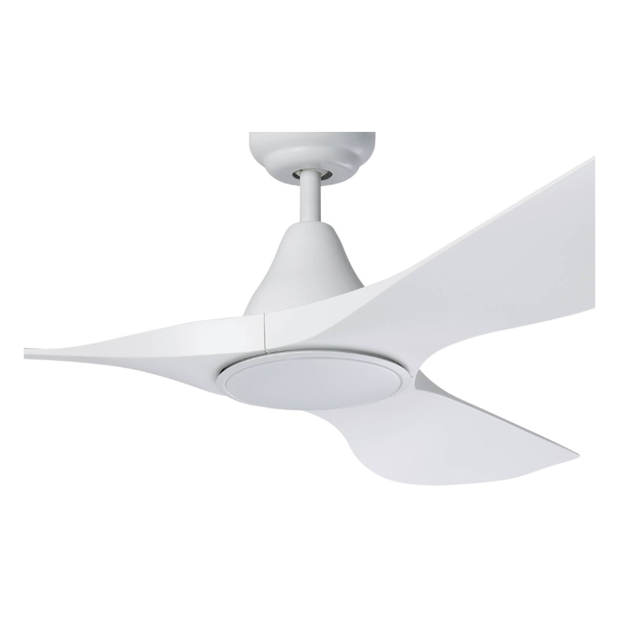 Eglo - Ventilateur de plafond LED/19 W/230 V Ø 132 cm blanc + télécommande