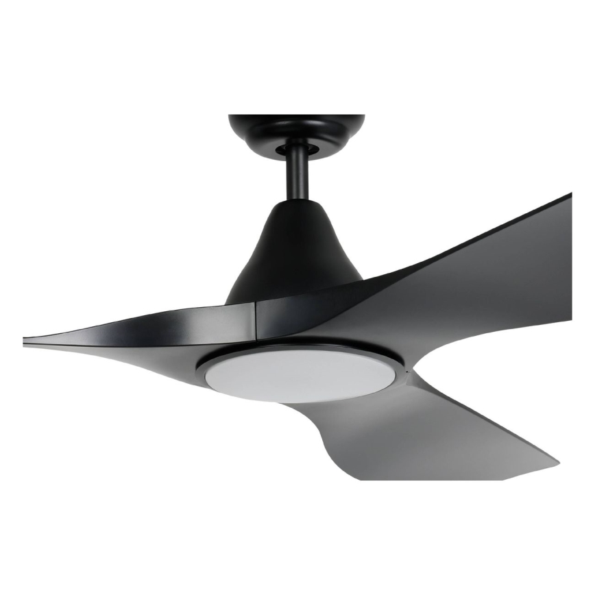 Eglo - Ventilateur de plafond LED/20W/230V 3000/4000/5000K Ø 132 cm noir + télécommande