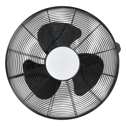 Eglo - Ventilateur de plafond à LED 15W/230V Ø 53 cm noir + télécommande