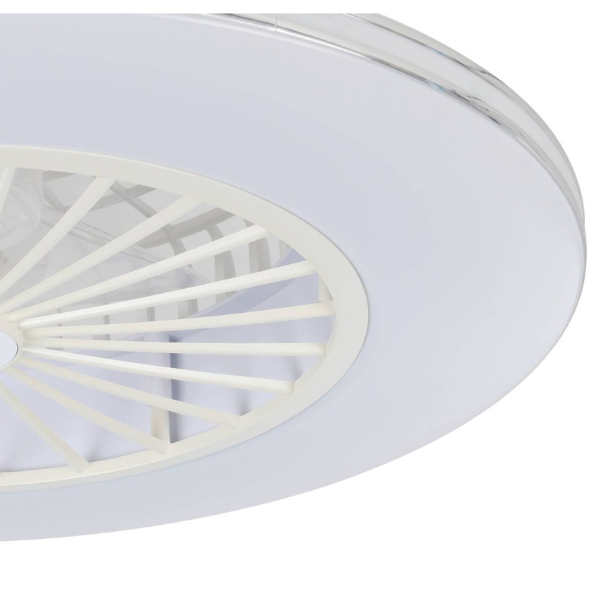 Eglo - Ventilateur de plafond LED dimmable 3xLED/12,6W/230V Ø 55 cm blanc + télécommande