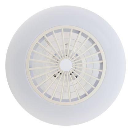 Eglo - Ventilateur de plafond LED dimmable 3xLED/12,6W/230V Ø 55 cm blanc + télécommande