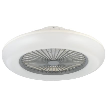 Eglo - ventilateur de plafond LED dimmable 3xLED/12,6W/230V 2700-6500K Ø 55 cm gris + télécommande