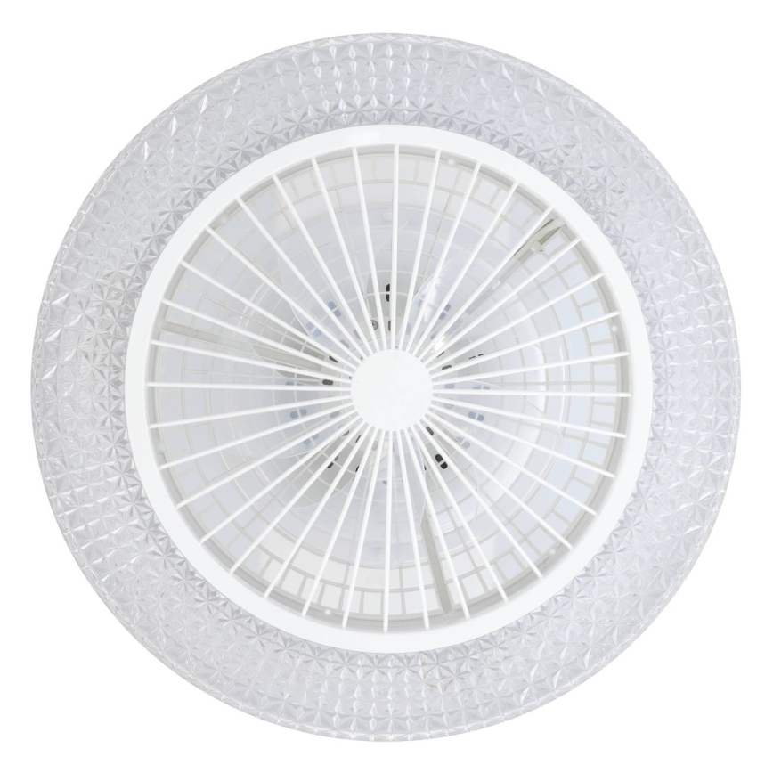 Eglo - Ventilateur de plafond LED dimmable 3xLED/12,6W/230V 2700-6500K Ø 55 cm blanc + télécommande