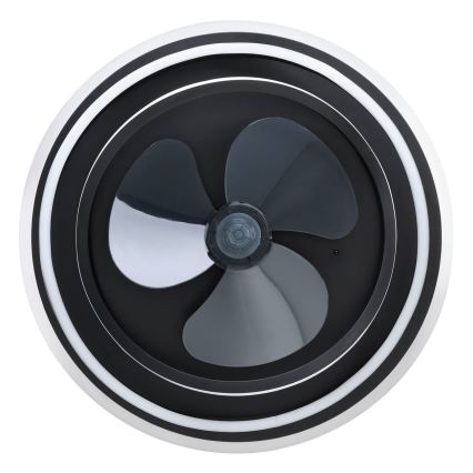 Eglo - Ventilateur de plafond LED dimmable 4xLED/9W/230V 2700-6500K Ø 50 cm noir + télécommande