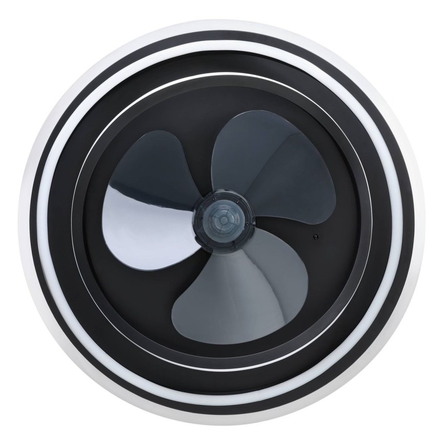 Eglo - Ventilateur de plafond LED dimmable 4xLED/9W/230V 2700-6500K Ø 50 cm noir + télécommande