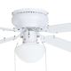 Eglo - Ventilateur de plafond 1xE27/60W/230V blanc