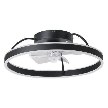 Eglo - Ventilateur de plafond LED RGBW dimmable LED/36W/230V 3000-6500K noir + télécommande