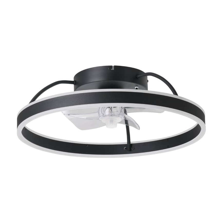 Eglo - Ventilateur de plafond LED RGBW dimmable LED/36W/230V 3000-6500K noir + télécommande