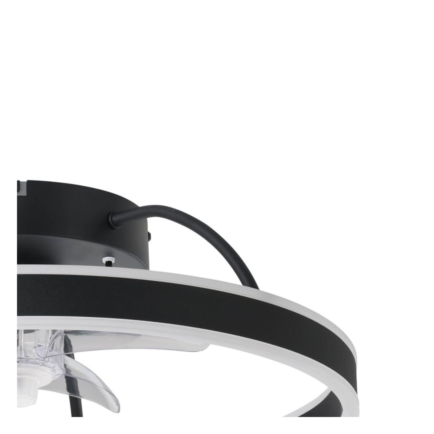 Eglo - Ventilateur de plafond LED RGBW dimmable LED/36W/230V 3000-6500K noir + télécommande