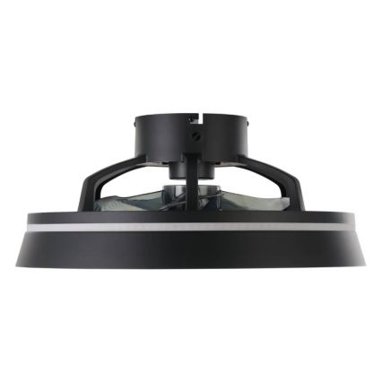 Eglo - Ventilateur de plafond LED RGBW dimmable 3xLED/8,5W/230V+LED/6W 2700-6500K Ø 48 cm noir + télécommande