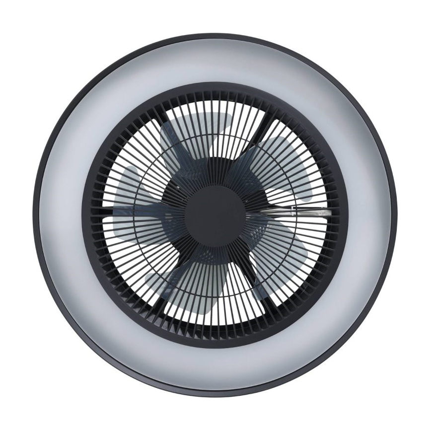 Eglo - Ventilateur de plafond LED RGBW dimmable 3xLED/8,5W/230V+LED/6W 2700-6500K Ø 48 cm noir + télécommande