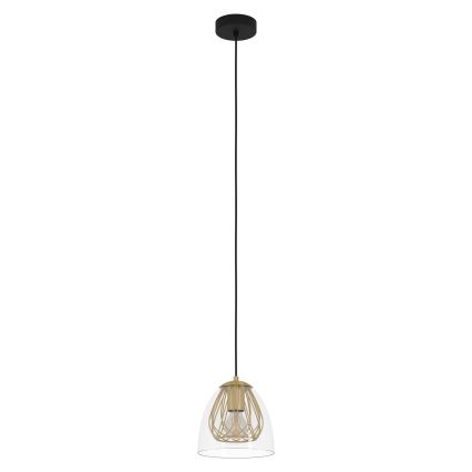 Eglo - Suspension filaire 1xE27/40W/230V doré