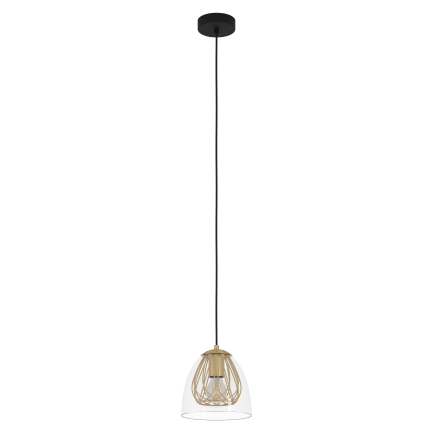 Eglo - Suspension filaire 1xE27/40W/230V doré