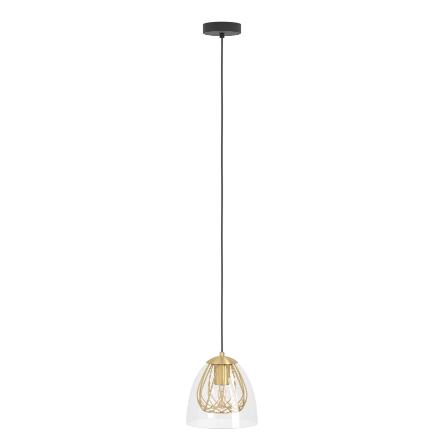 Eglo - Suspension filaire 1xE27/40W/230V doré