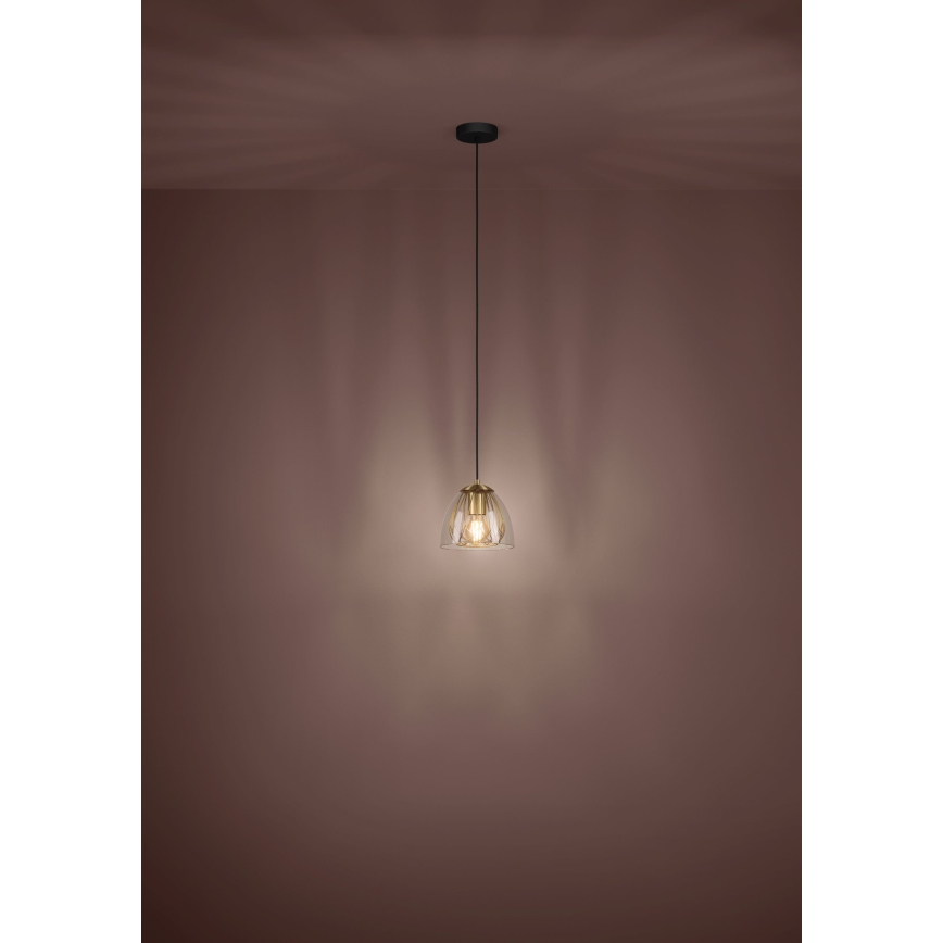 Eglo - Suspension filaire 1xE27/40W/230V doré