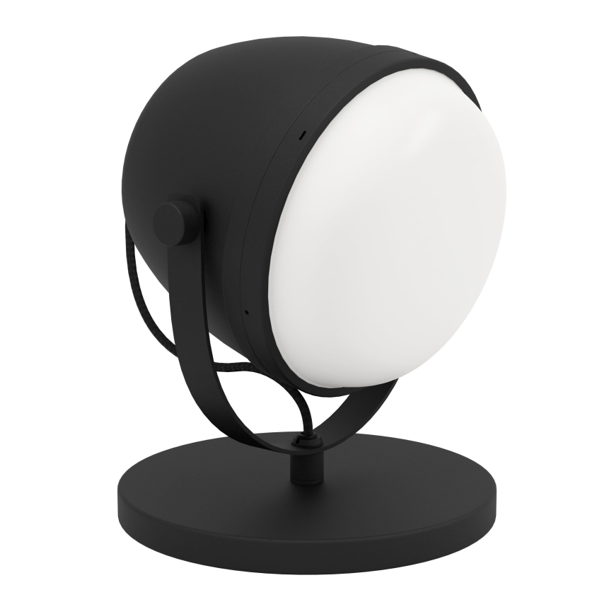Eglo - Lampe de table 1xE27/28W/230V noir