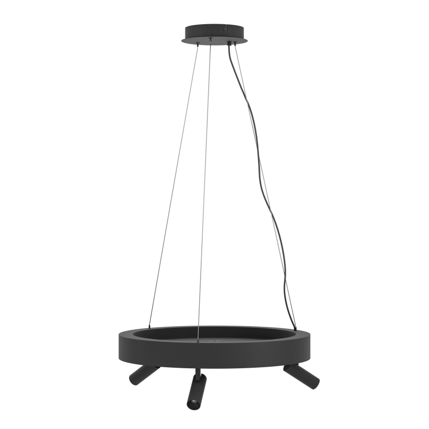 Eglo - Suspension filaire à intensité variable 3xLED/8W/230V + 3xLED/8,5W 3000K noir + Télécommande