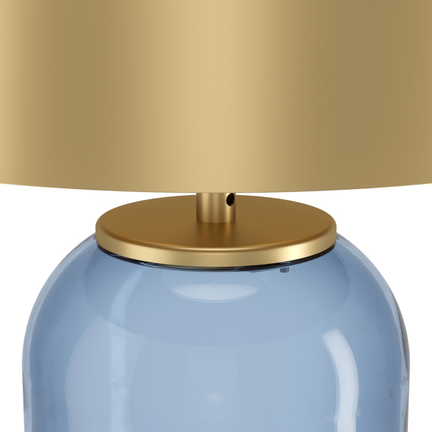 Eglo - Lampe de table 1xE27/40W/230V doré/bleu