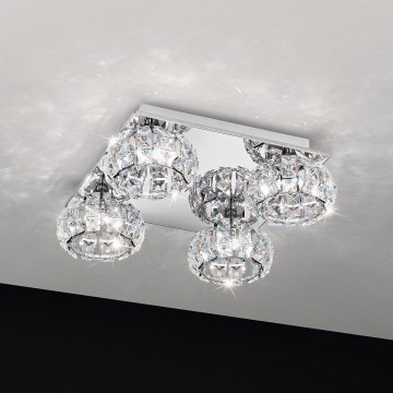 Eglo 39009 - Plafonnier CORLIANO 4xLED/5W/230V