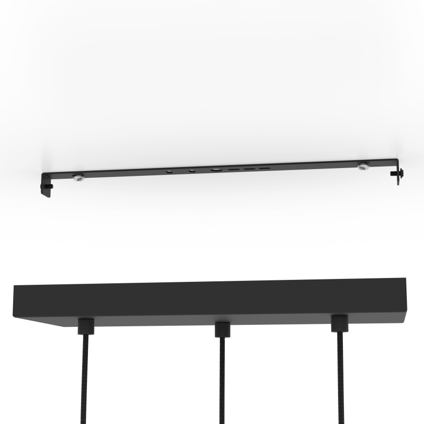 Eglo - Suspension filaire 3xE14/40W/230V doré/noir