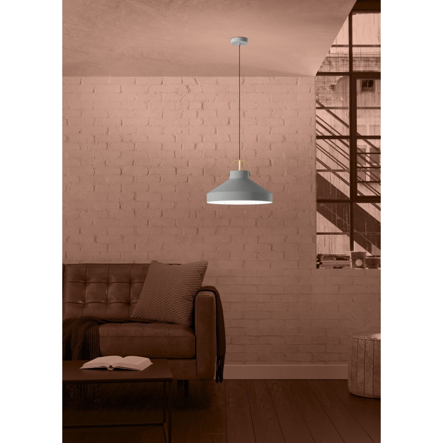 Eglo - Suspension filaire 1xE27/40W/230V gris