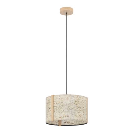 Eglo - Suspension filaire 1xE27/25W/230V beige