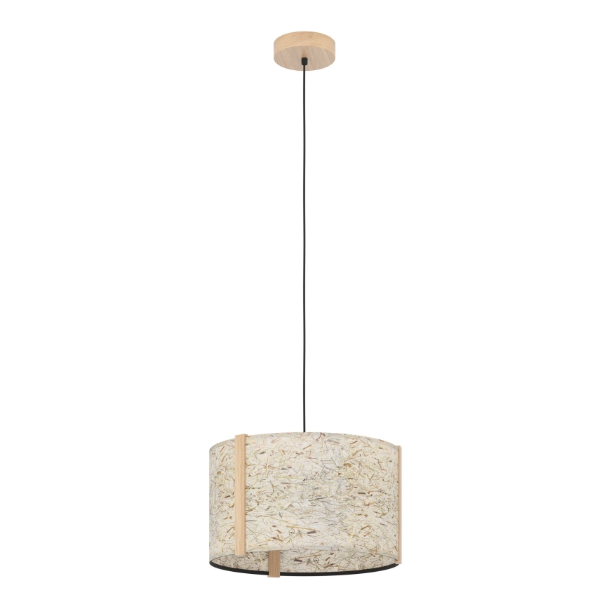 Eglo - Suspension filaire 1xE27/25W/230V beige
