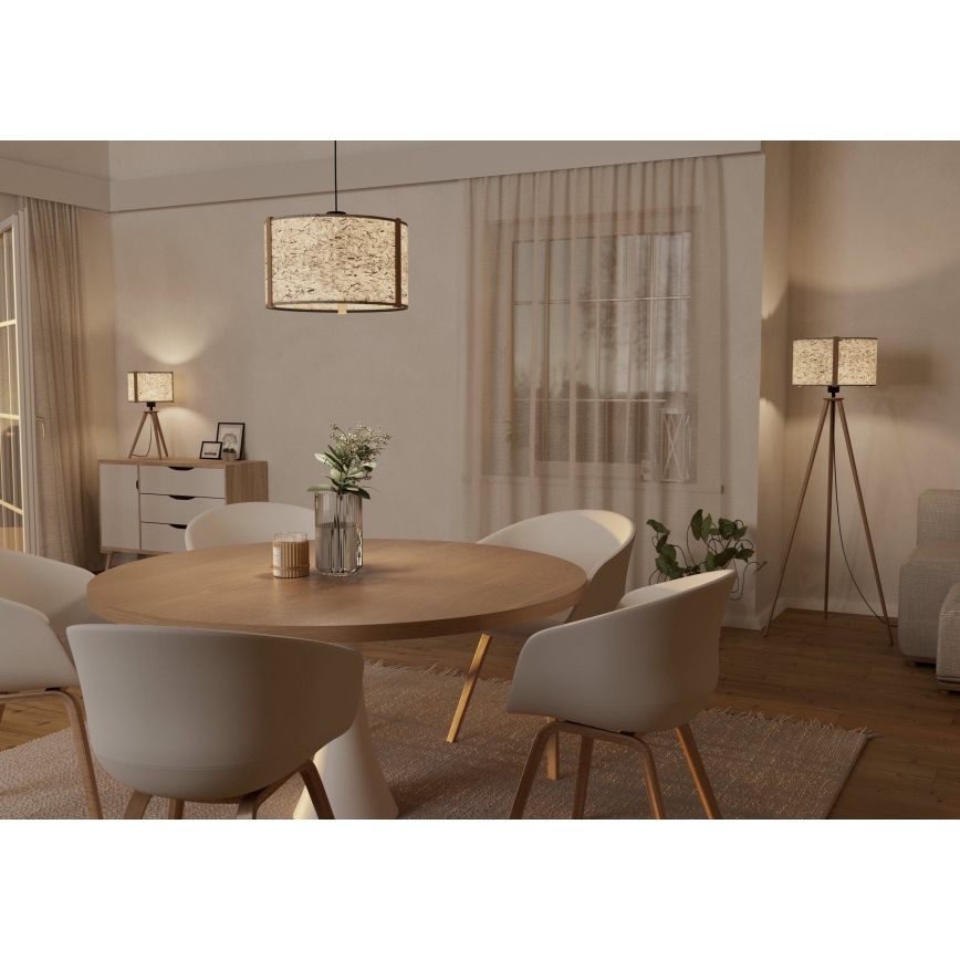 Eglo - Suspension filaire 1xE27/25W/230V beige
