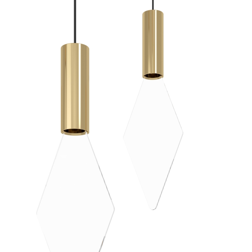 Eglo - Suspension filaire à intensité variable 16xLED/3,3W/230V 3000K d. 78 cm doré