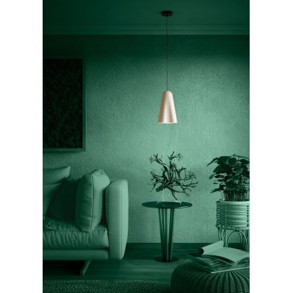 Eglo - Suspension filaire 1xE27/40W/230V beige