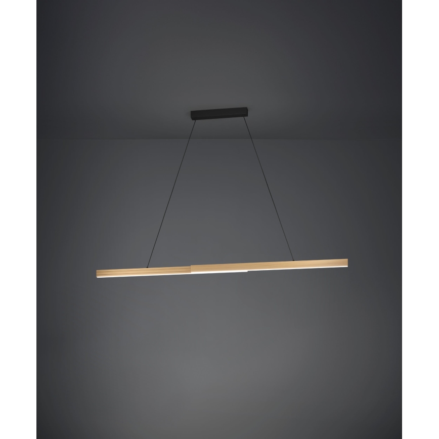 Eglo - Suspension filaire à intensité variable LED/21W/230V 3000K marron