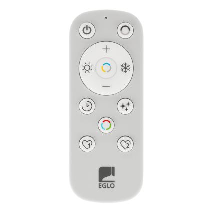 Eglo - Lampe de table à intensité variable LED/21W/230V 2700-6500K noir/doré + Télécommande