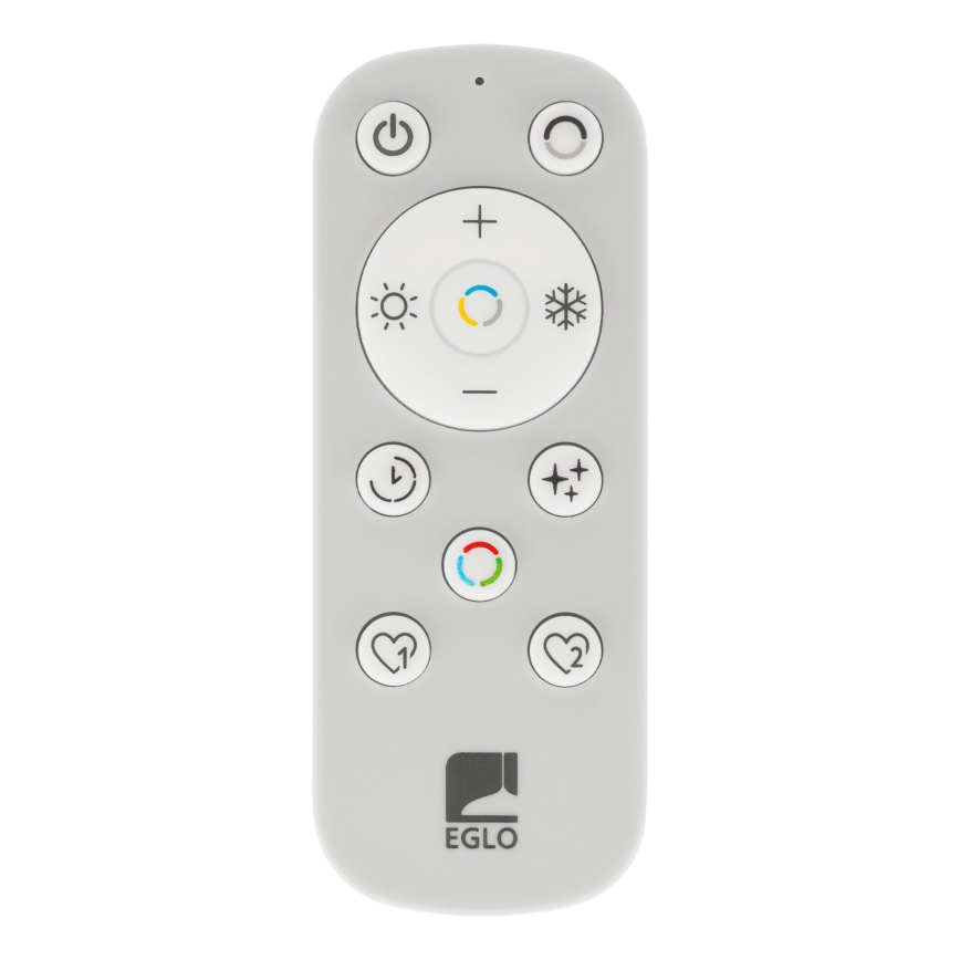 Eglo - Lampe de table à intensité variable LED/21W/230V 2700-6500K noir/doré + Télécommande