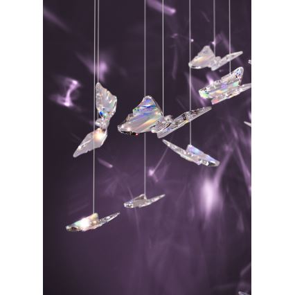 Eglo - Suspension LED dimmable sur câble 6xLED/4,2W/230V noir/transparent