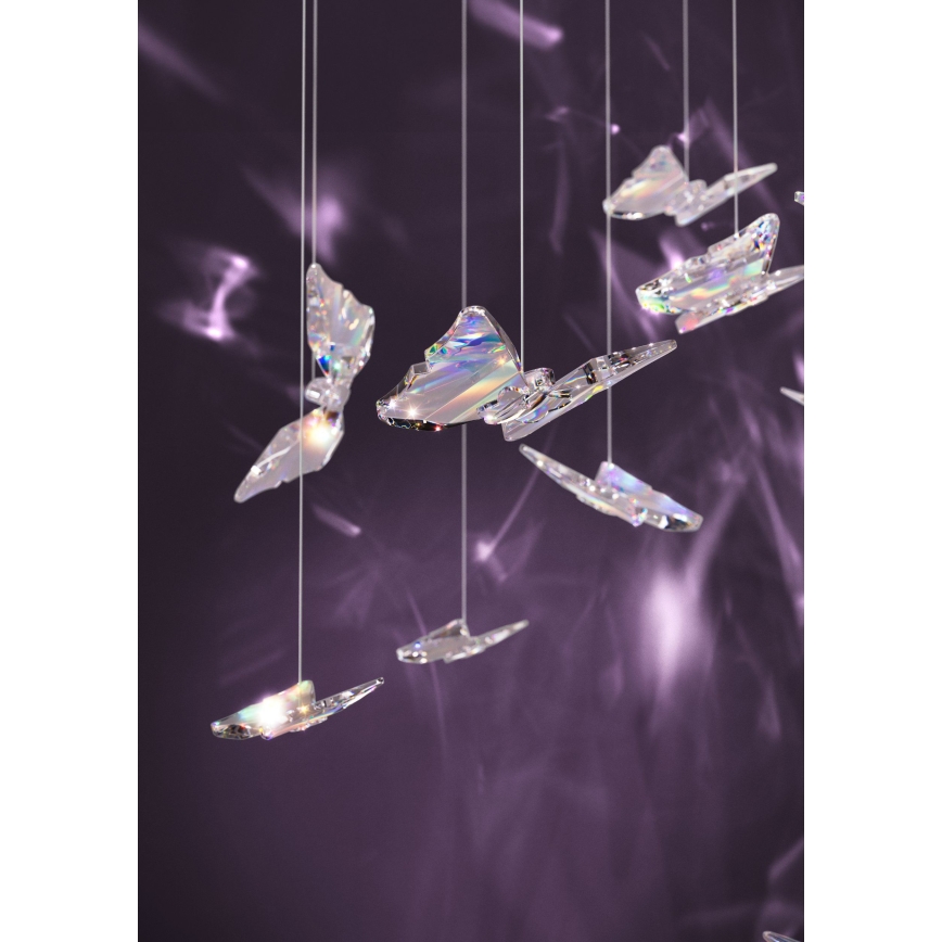 Eglo - Suspension LED dimmable sur câble 6xLED/4,2W/230V noir/transparent