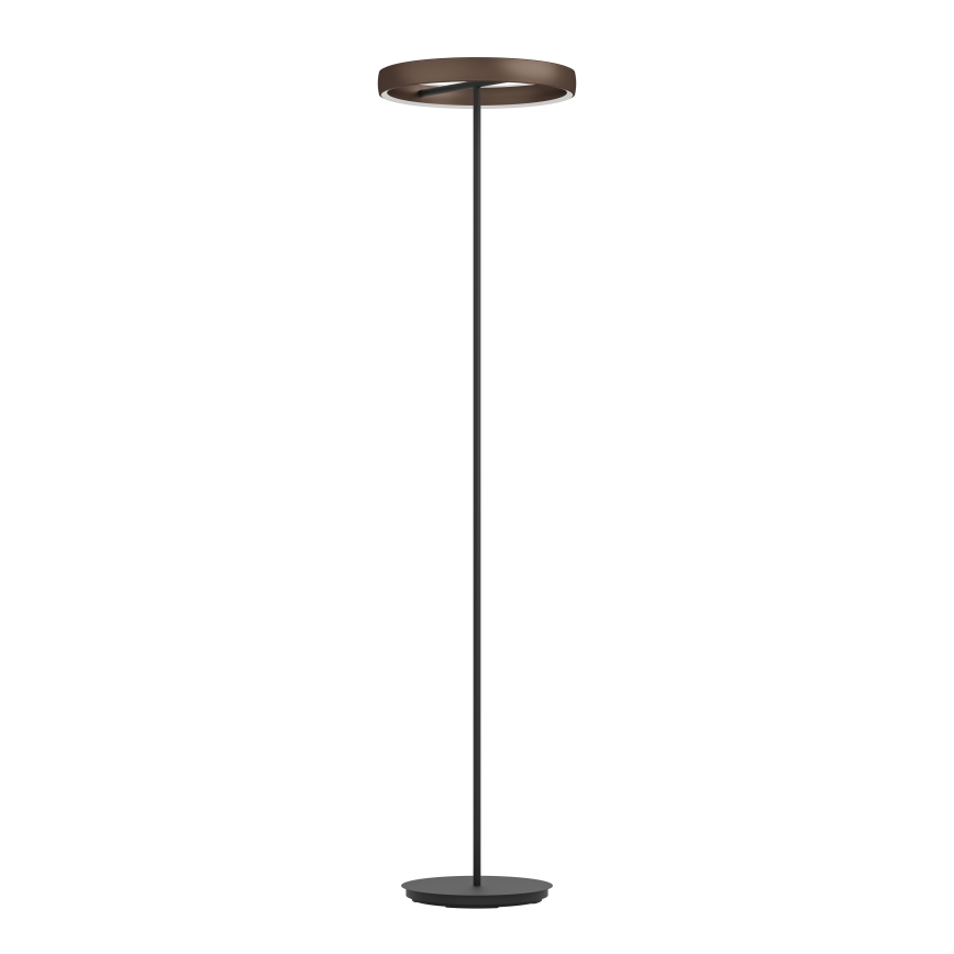 Eglo - Lampe sur pied LED dimmable avec capteur de mouvement, 2xLED/19W/230V, 2200-6500K, marron