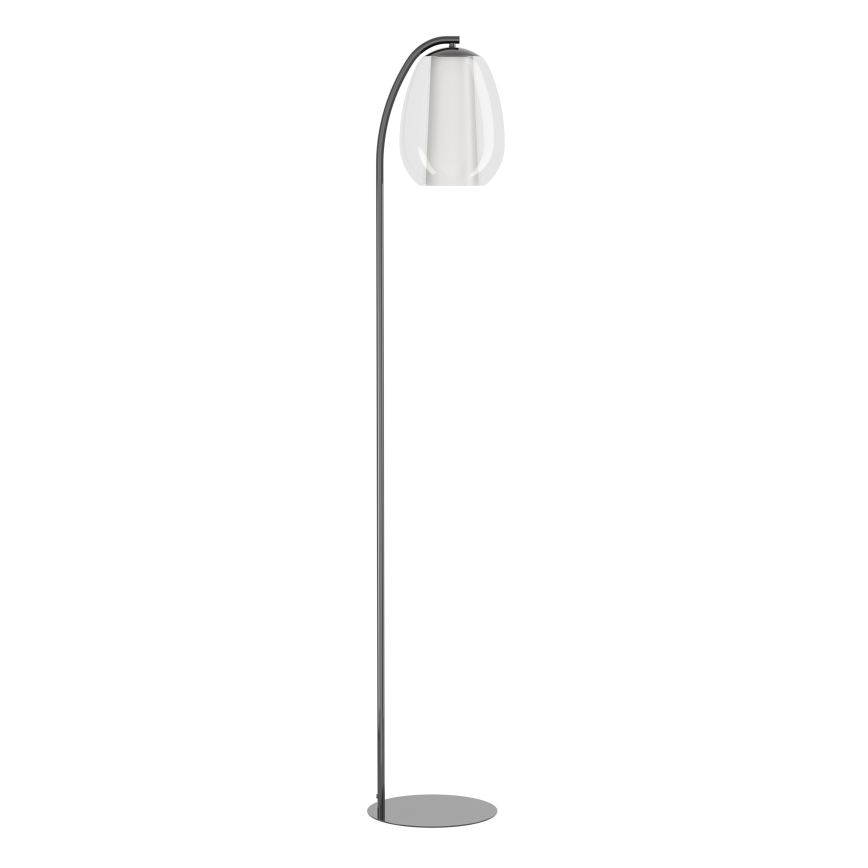 Eglo - Lampadaire sur pied LED dimmable LED/7W/230V + LED/1,6W 2200-6500K noir chromé