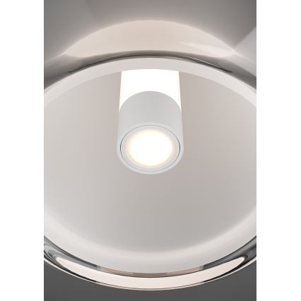 Eglo - Lampadaire sur pied LED dimmable LED/7W/230V + LED/1,6W 2200-6500K noir chromé