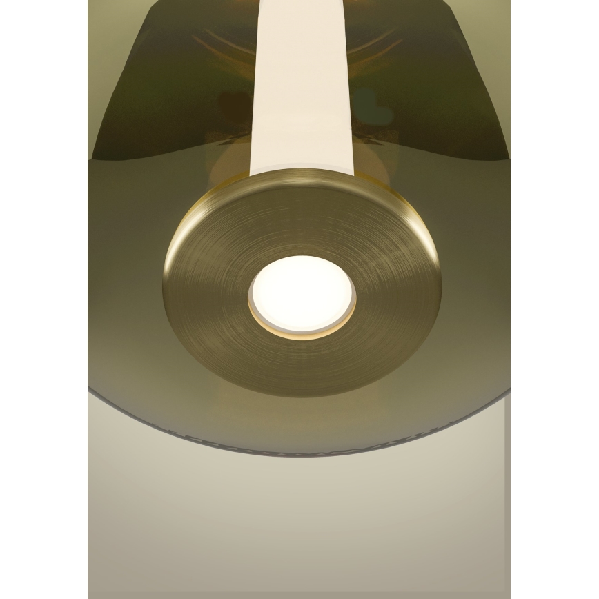 Eglo - Lustre LED dimmable sur câble LED/6W/230V + LED/1,6W 2200-6500K Ø 25 cm doré