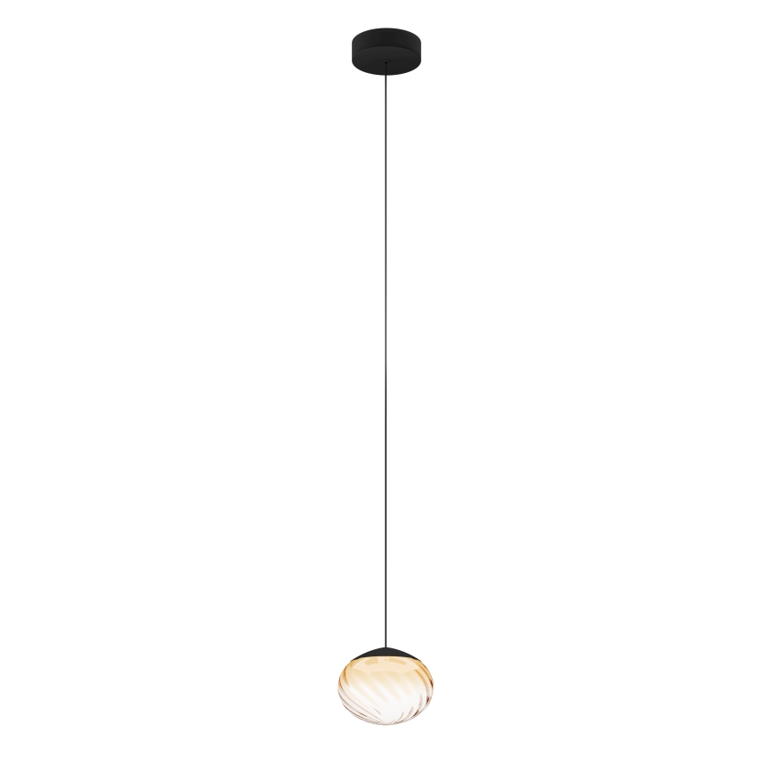 Eglo - Suspension LED dimmable sur câble LED/5,8W/230V 2200-6500K beige/fumé + télécommande
