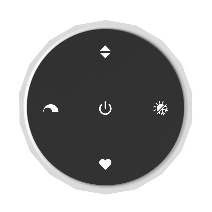 Eglo - Suspension LED dimmable sur câble 5xLED/5,8W/230V 2200-6500K noir/beige/fumé + télécommande