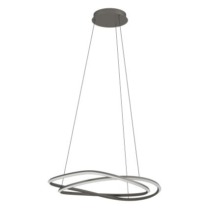 Eglo - Suspension LED dimmable sur câble LED/60W/230V 2200-6500K gris + télécommande