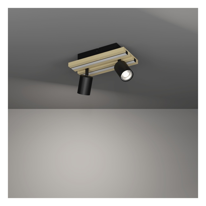 Eglo - Spot LED 2xLED/2,2W/230V + 2xLED/1,2W + 2xLED/2W beige/noir