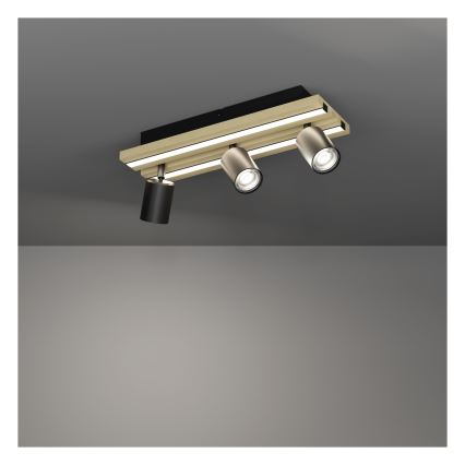 Eglo - Spot LED 3xLED/2,2W/230V + 2xLED/1,2W + 2xLED/2W beige/noir