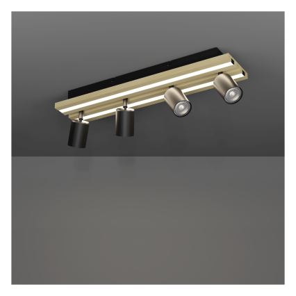 Eglo - Spot LED orientable 4xLED/2,2W/230V + 2xLED/1,2W + 2xLED/2W beige/noir