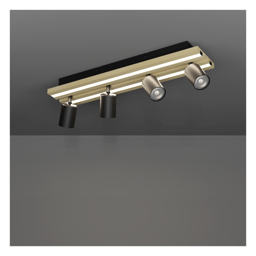 Eglo - Spot LED orientable 4xLED/2,2W/230V + 2xLED/1,2W + 2xLED/2W beige/noir